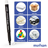 фото Маркер перманентный 1мм БЕЛЫЙ, пулевидный MunHwa Pencil Co