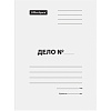 фото Папка-обложка OfficeSpace "Дело", картон немелованный, 260г/м2, белый, до 200л.
