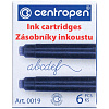 фото Картриджи чернильные Centropen синие, 6шт.