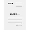 фото Папка-обложка OfficeSpace "Дело", картон немелованный, 280г/м2, белый, до 200л